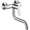 Image de Hansgrohe Mitigeur de Cuisine Focus M41 Montage Mural 1 Jet, Chromé 31825000