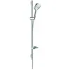 Image de hansgrohe Raindance Select E Ensemble de douche 120 3 jet EcoSmart 9 l/min avec barre Unica'S puro 90 cm et porte-savon, chromé, 26623000