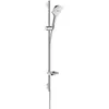 Image de hansgrohe Raindance Select E Ensemble de douche 120 3 jet EcoSmart 9 l/min avec barre Unica'S puro 90 cm et porte-savon, blanc/chromé, 26623400