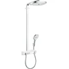 Image de hansgrohe Showerpipe Raindance Select E avec thermostat, 3 jets, blanc/chrome