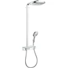 Image de hansgrohe Showerpipe Raindance Select E avec thermostat, 3 jets, chrome
