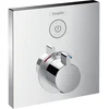 Image de hansgrohe ShowerSelect Set de finition pour mitigeur thermostatique encastré avec robinet d'arrêt , chromé, 15762000