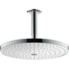 Image de hansgrohe Pomme de tête Raindance Select S 300 avec raccord plafond, 2 jets, blanc/chrome