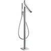 Image de hansgrohe Ensemble complet Axor Starck Organic Mitigeur thermostatique baignoire, sortie 175 mm, sur pied, chromé