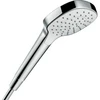 Image de hansgrohe Douchette Croma E EcoSmart 9 l/min, 1 jet, blanc chromé