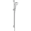 Image de hansgrohe Croma Select E Ensemble de douche Multi EcoSmart 9 l/min avec barre Unica'Croma 90 cm, blanc/chromé, 26591400
