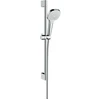 Image de hansgrohe B-S Croma Sel. E Var. EcoSm. Barre de douche 669 mm, 9 l/min, blanc/chrome
