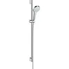 Image de hansgrohe Croma Select S Ensemble de douche Vario EcoSmart 9 l/min avec barre Unica'Croma 90 cm, blanc/chromé, 26573400