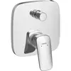 Image de hansgrohe Kit de montage complet Logis Mitigeur bain encastré, 2 utilisateurs, chrome
