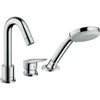 Image de hansgrohe Ensemble de montage complet Logis Mitigeur bain 3 trous, chrome