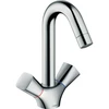 Image de hansgrohe Robinet lavabo 2 trous Logis 150 sans garniture de vidage, chrome