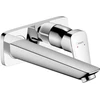 Image de hansgrohe Kit de montage complet Logis mitigeur lavabo encastré, bec 195 mm, chrome