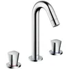 Image de hansgrohe Logis Mélangeur 3 trous avec tirette et vidage synthétique, chromé, 71133000