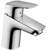 Image de Logis Mitigeur de lavabo 70 HANSGROHE 71070000 avec tirette et vidage synthétique