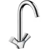 Image de hansgrohe Mitigeur évier deux poignées 220 Logis M31 1jet, chrome