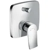 Image de hansgrohe Metris Set de finition pour mitigeur bain/douche encastré, chromé, 31454000