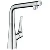 Image de hansgrohe Metris Select M71 Mitigeur de cuisine 320, 1 jet, chromé, 14883000
