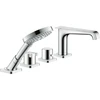 Image de hansgrohe Axor Citterio E Set complet 4 trous mitigeur bord, avec thermostat, chrome