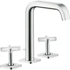 Image de hansgrohe Mitigeur lavabo 3 trous 170 Axor Citterio E A 165 mm, avec tirette, rosace, chromé