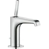 Image de hansgrohe Mitigeur monocommande lavabo 130 Axor Citterio E A 143mm, poignée à goupille, tirette, chromé