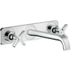 Image de hansgrohe Axor Citterio E Kit complet Mitigeur lavabo encastré 3 trous, bec 220 mm, chrome, poli