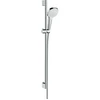 Image de hansgrohe Ensemble de douche Croma Select E 959 mm Barre de douche, 1 jet, blanc/chrome