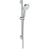 Image de hansgrohe Ensemble de douche Croma Select E 669mm barre de douche, 1 jet, blanc/chrome
