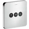 Image de hansgrohe Kit de montage complet ShowerSelect encastré, pour 3 utilisateurs, softcube, chrome