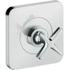 Image de hansgrohe Ensemble complet Axor Citterio E vanne d'arrêt encastrée 120x120mm, chrome
