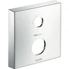 Image de hansgrohe Rosette de rallonge Axor 2-L, carrée, avec régulation débit, chrome
