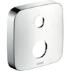 Image de hansgrohe Rosace de rallonge Axor 2L, softsqua, régulation débit, chrome