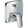 Image de hansgrohe Logis Robinet de baignoire encastré pour 2 fonctions Chromé