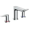 Image de hansgrohe Talis E Mélangeur de lavabo 150, 3 trous, avec tirette et vidage, chromé, 71733000