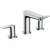 Image de hansgrohe Robinet de lavabo 3 trous Talis E avec vidage à tirette, chrome