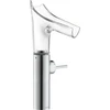 Image de hansgrohe Mitigeur monocommande lavabo Axor Starck V 220 mm, bec verre, vidage non verrouillable, chrome
