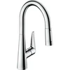 Image de hansgrohe Mitigeur monotrou pour évier 200 Talis M51 avec douchette extractible, 2 jets, chrome