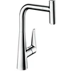 Image de hansgrohe Mitigeur monocommande évier 300 Talis Select M51 avec bec extractible, 1 jet, aspect acier inoxydable