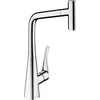 Image de hansgrohe Metris Select M71 Mitigeur de cuisine 320, avec douchette extractible 1 jet, chromé, 14884000