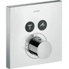 Image de hansgrohe Kit complet ShowerSelect Square UP-THM, carré, 2 utilisateurs, chrome
