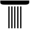 Image de Bouton jet Rain large noir