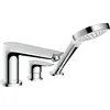 Image de hansgrohe Talis E Set de finition mitigeur 3 trous pour montage sur bord de baignoire, chromé, 71730000