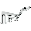 Image de hansgrohe Kit de montage complet Talis E robinet de baignoire 3 trous, chrome