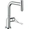 Image de hansgrohe Mitigeur monocommande évier 230 Axor Citterio avec douchette extractible, chrome