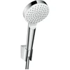 Image de hansgrohe Set support de douche Crometta EcoSmart 1600 mm, tuyau, 9 l/min, blanc/chrome