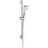 Image de hansgrohe Ensemble douche Crometta EcoSmart plus 669 mm barre de douche, 5,7 l/min, blanc/chrome