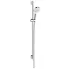 Image de hansgrohe Set de douche Crometta EcoSmart 9 l/min, blanc/chrome, barre de douche 959 mm