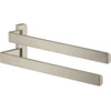 Image de hansgrohe Axor Porte-serviettes universel 409 mm, 2 bras, pivotant, nickel brossé