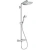 Image de hansgrohe Showerpipe Croma Select S avec thermostat, douchette 3 jets, chrome
