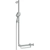 Image de hansgrohe Raindance Select S Set de douche 120 3 jet avec barre Unica'Comfort 110 cm et poignée d'appui à droite, chromé, 26324000
