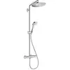 Image de hansgrohe S-Pipe Croma Select S EcoSmart mit Thermostat, douchette 3 jets, 9 l/min, chrome